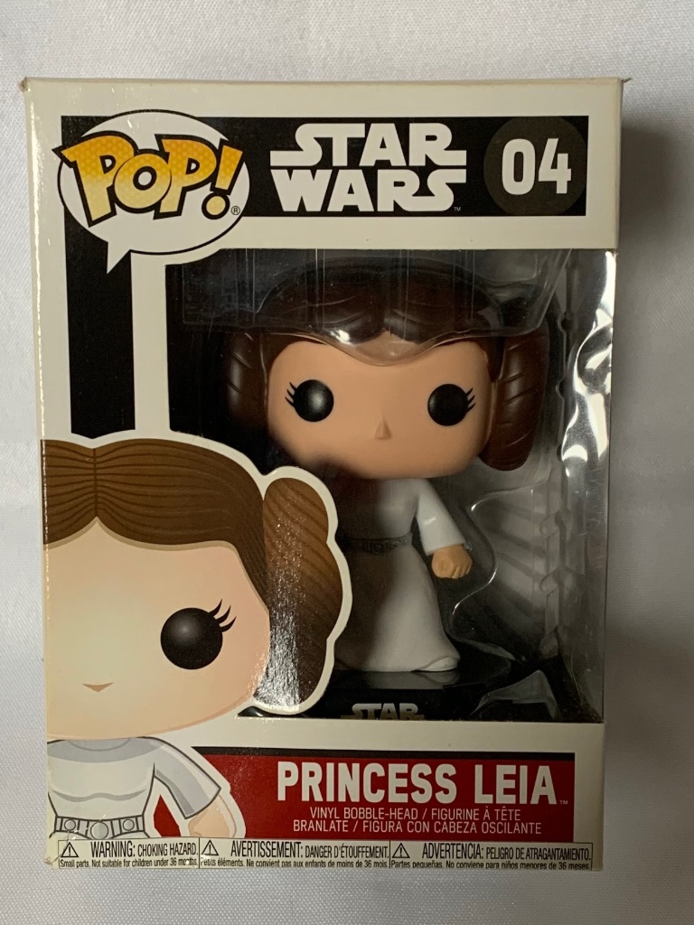 NIB! Princess Leia from the Star Wars movies #04 Funko Pop! Never Opened!